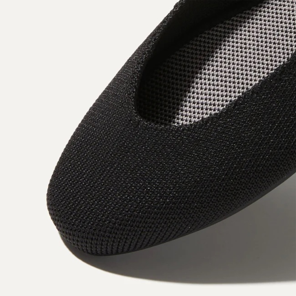 Rothys The Square Flat - Black - Picture 6 of 14